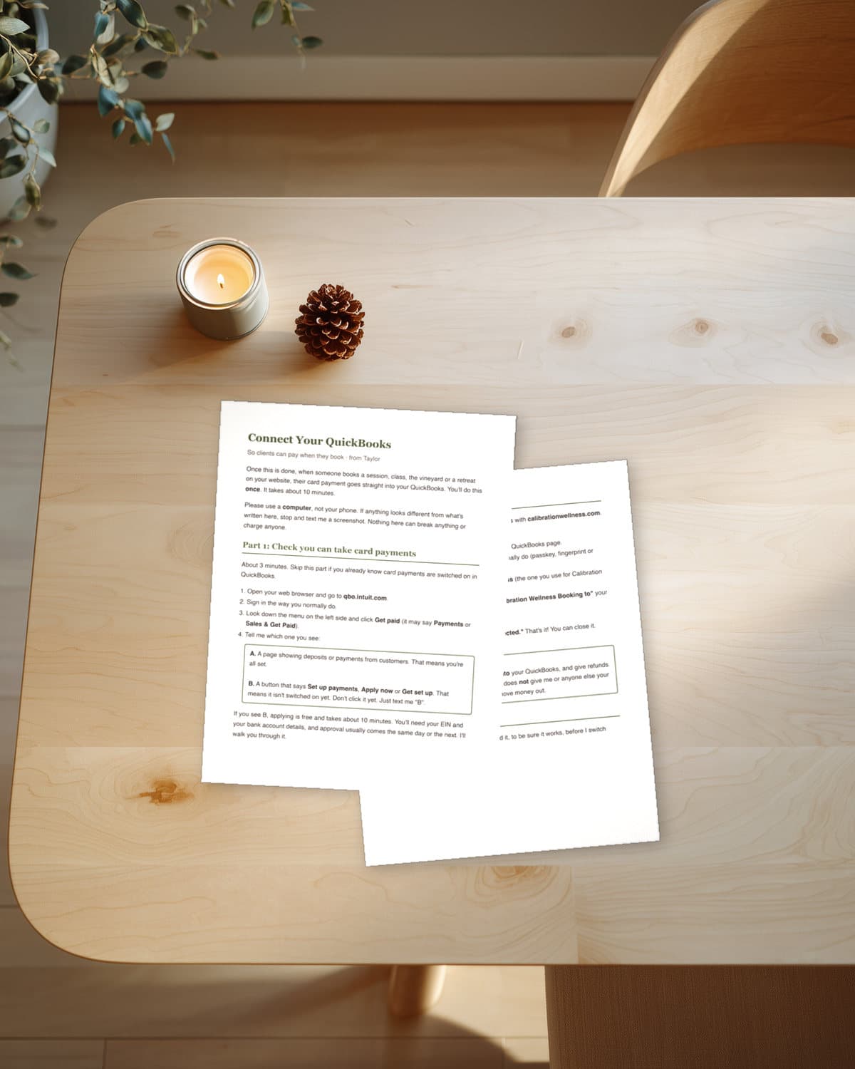 Fox Imprint lesson and handover templates