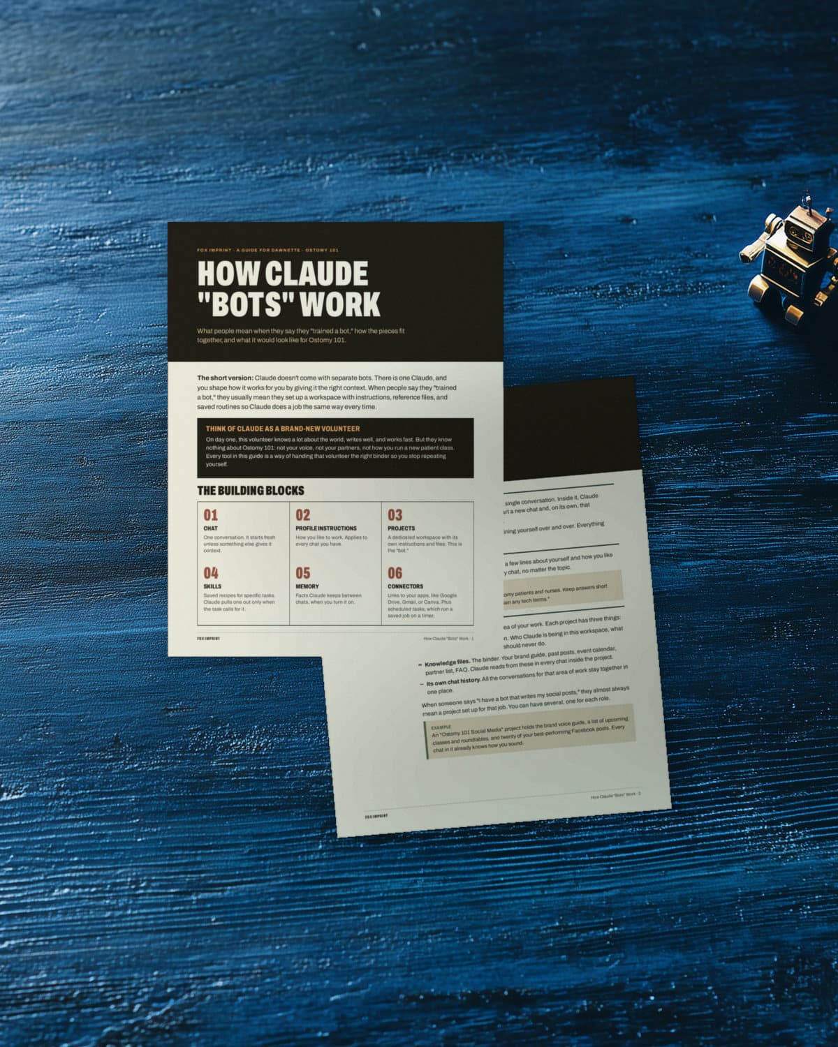 Ostomy 101: Lesson: how Claude helpers work